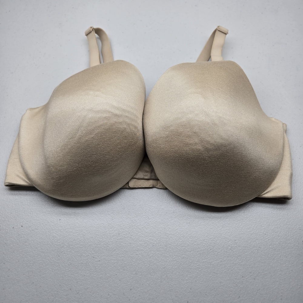 Cacique Women Bra 42DDD Beige T Shirt Underwired Lightly Lined